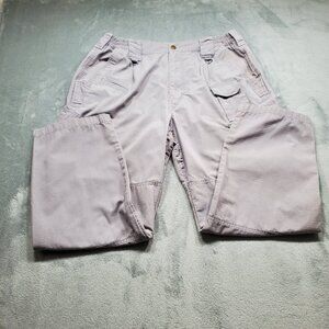 CQR Quick Dry Cargo Pants Water Resistant Lightweight Ripstop Gray Men Sz 38x30